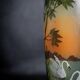 Large Legras Art Nouveau vase in acid-etched glass | Swan Lake