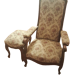 armchair and matching pouf