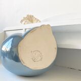 Empty pocket ceramic shell pot