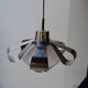 Suspension Mazzega Murano in metal chrome