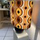 Art Deco lamp in opaline in the style of Jacques Adnet.
