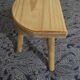 Solid wood stool legs