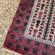 Old Afghan Carpet Handwoven Wool 140x80 Bedside Entrance Belouch