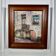 Watercolour on paper depicting the entrance of a house from the early 20th century.