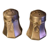 Salt and pepper shaker set Tin of France