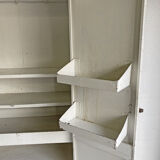 50's off-white industrial cabinet