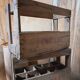 Wooden bottle rack