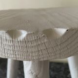 Painted brutalist stool
