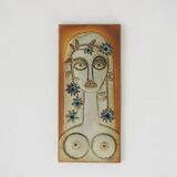 Wall Tile, Relief Woman Plate design Josef Simon for SØHOLM STENTØJ