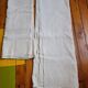 Set of 2 antique pieces in authentic pure linen.