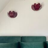 Lotus flower sconces