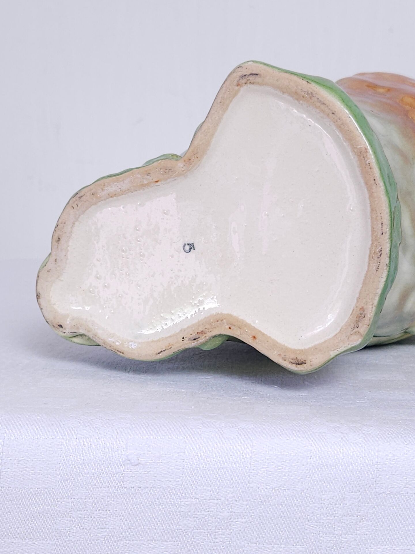 Vintage green-headed duck ceramic jug