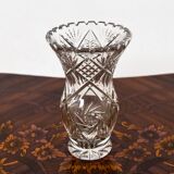 Crystal vase, Poland, 1970s