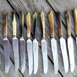 Set of horn handle knives