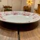 Round dish in Iron Land Saint Amandinoise model Anemone