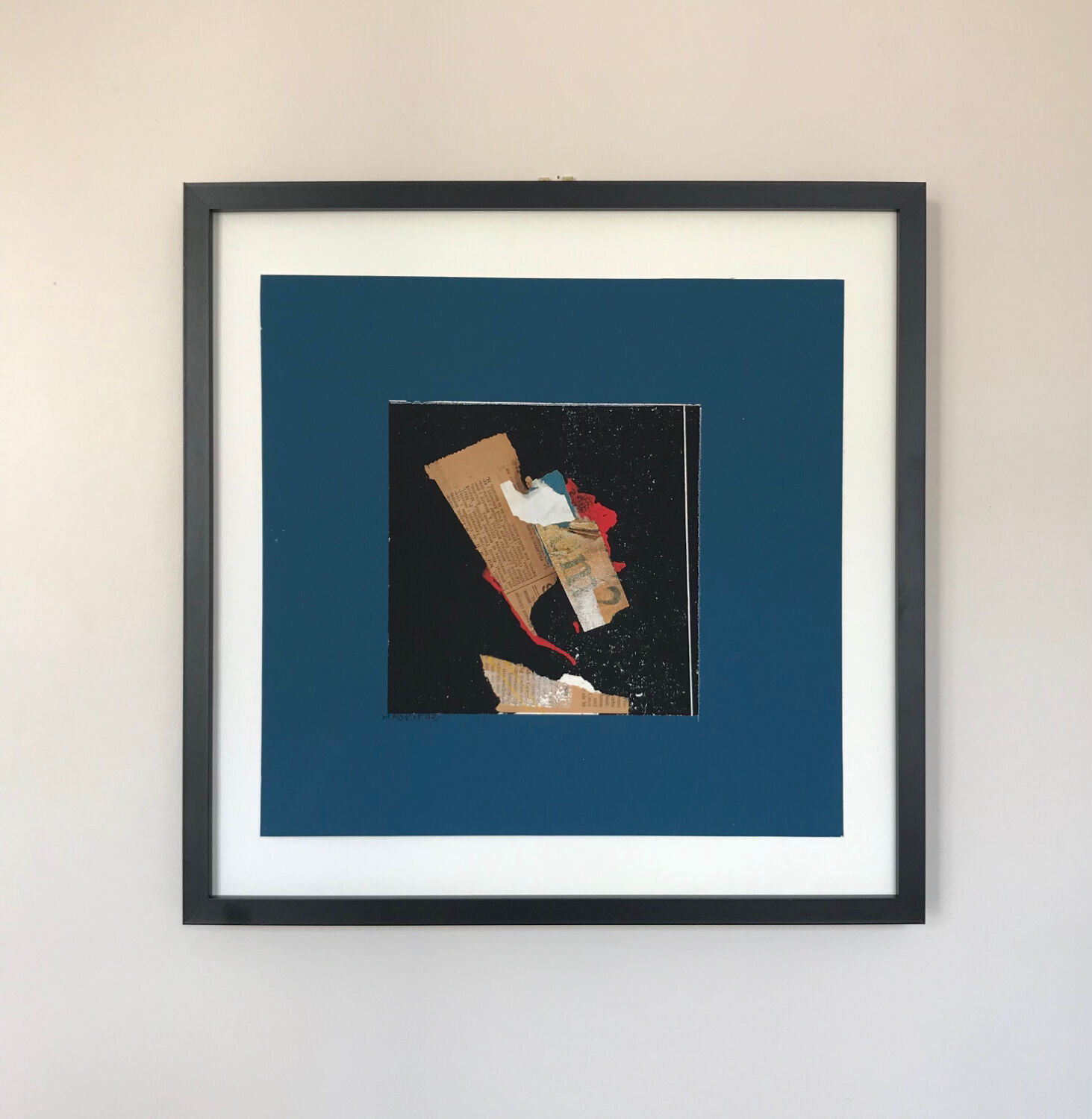 Martine rosset. 1949-2011. ink and collage.