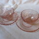 6 cups and saucers Rosaline Arcoroc France
