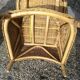 Pair of rattan armchairs