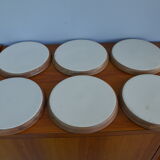 Set of 6 stoneware plates