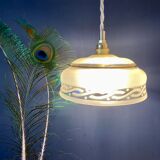 Vintage frosted glass lampshade pendant lamp
