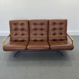 Canapé 3 places vintage par Eugen Schmidt pour Soloform, 1960 s