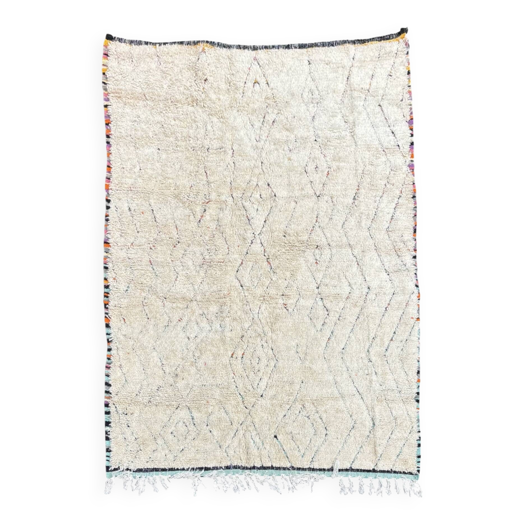 Beni Ouarain Moroccan Rug 160 × 290 cm – Handwoven Berber wool rug