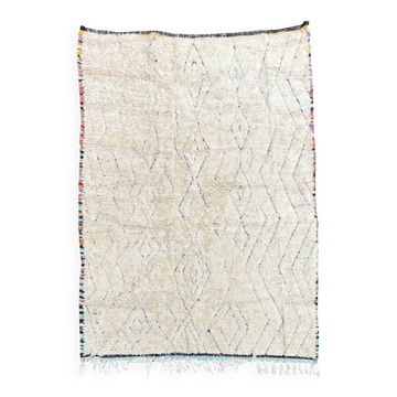 Tapis Beni Ouarain Marocain 160 × 290 cm – Tapis berbère en laine fait main