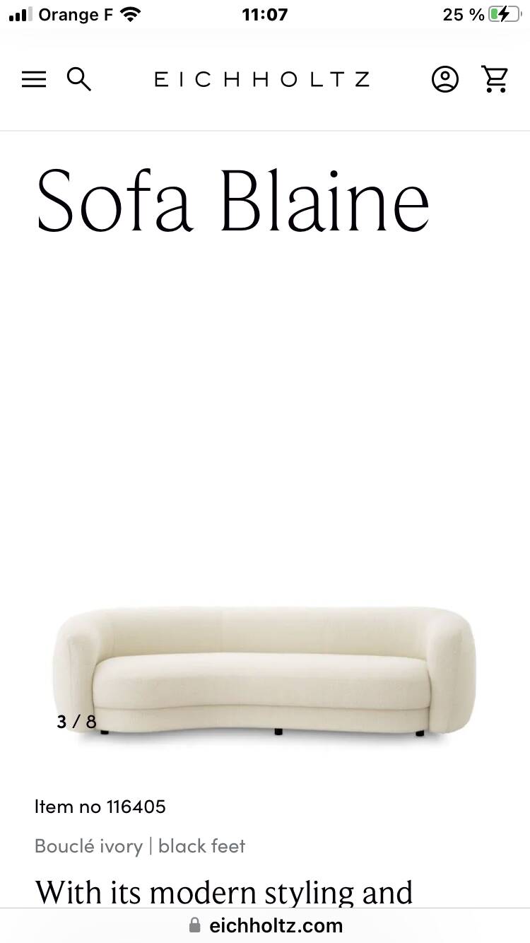 Blaine Eichholtz Sofa