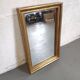 Miroir rectangulaire mural doré