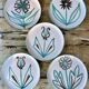 Set of 5 plates Robert Picault