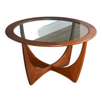 Retro Teak Round 'Astro' 'Fresco' Coffee Table By Victor Wilkins G Plan