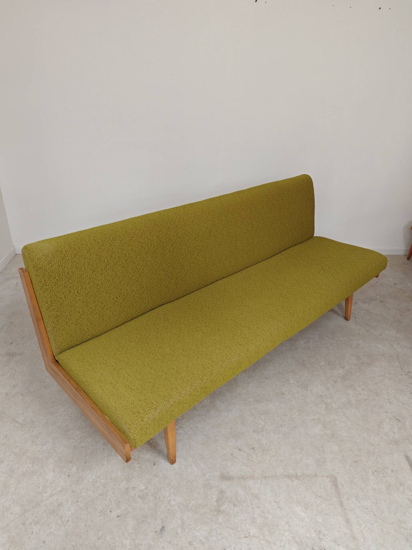 Folding daybed green Interier Praha Ex Czechoslovakia