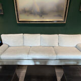 Sofa in light gray fabric - 5 seats