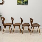 Lot de 4 chaises Fourmi de Baumann