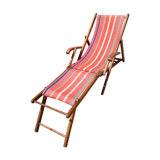 Deckchair convertible into a sun lounger