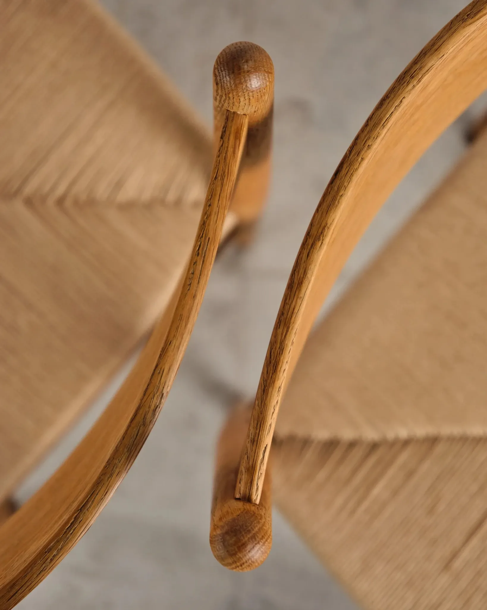 4 CH36 chairs in oak by Hans J. Wegner, Denmark, 1970s