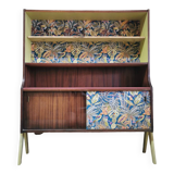 Vintage asymmetrical sideboard with compass legs