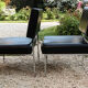 Paire de chauffeuses vintage