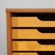 Cabinet de bureau tambour des années 60, Danemark.