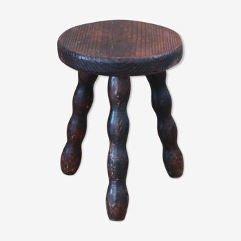 Wooden tripod stool, 50s