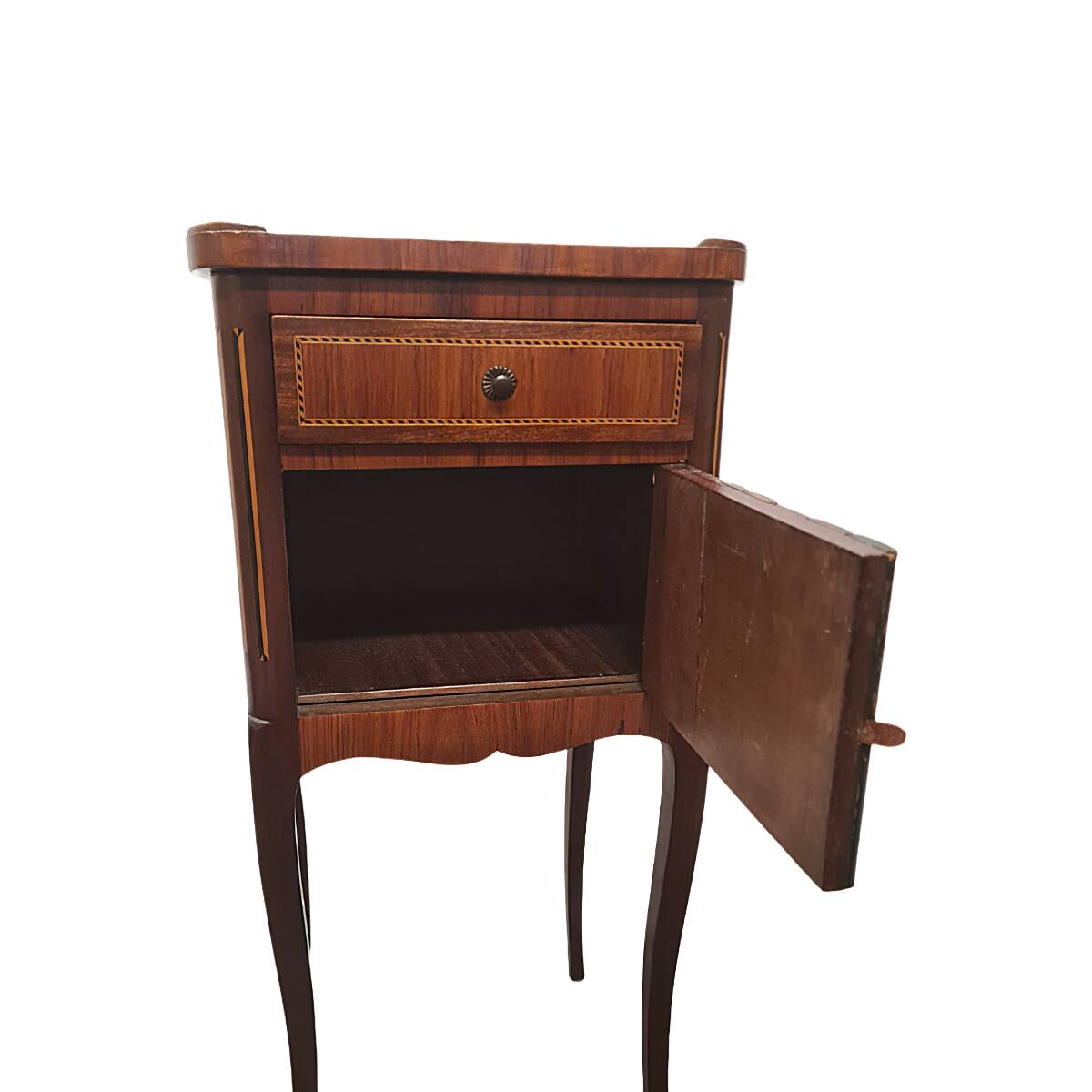 Antique French Louis XVI Style Bedside Table, from around 1900