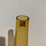 Vase à col plié jaune Leonardo