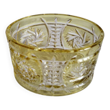 Cut glass bowl centerpiece