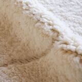 Berber Carpet White - 347 x 258 cm