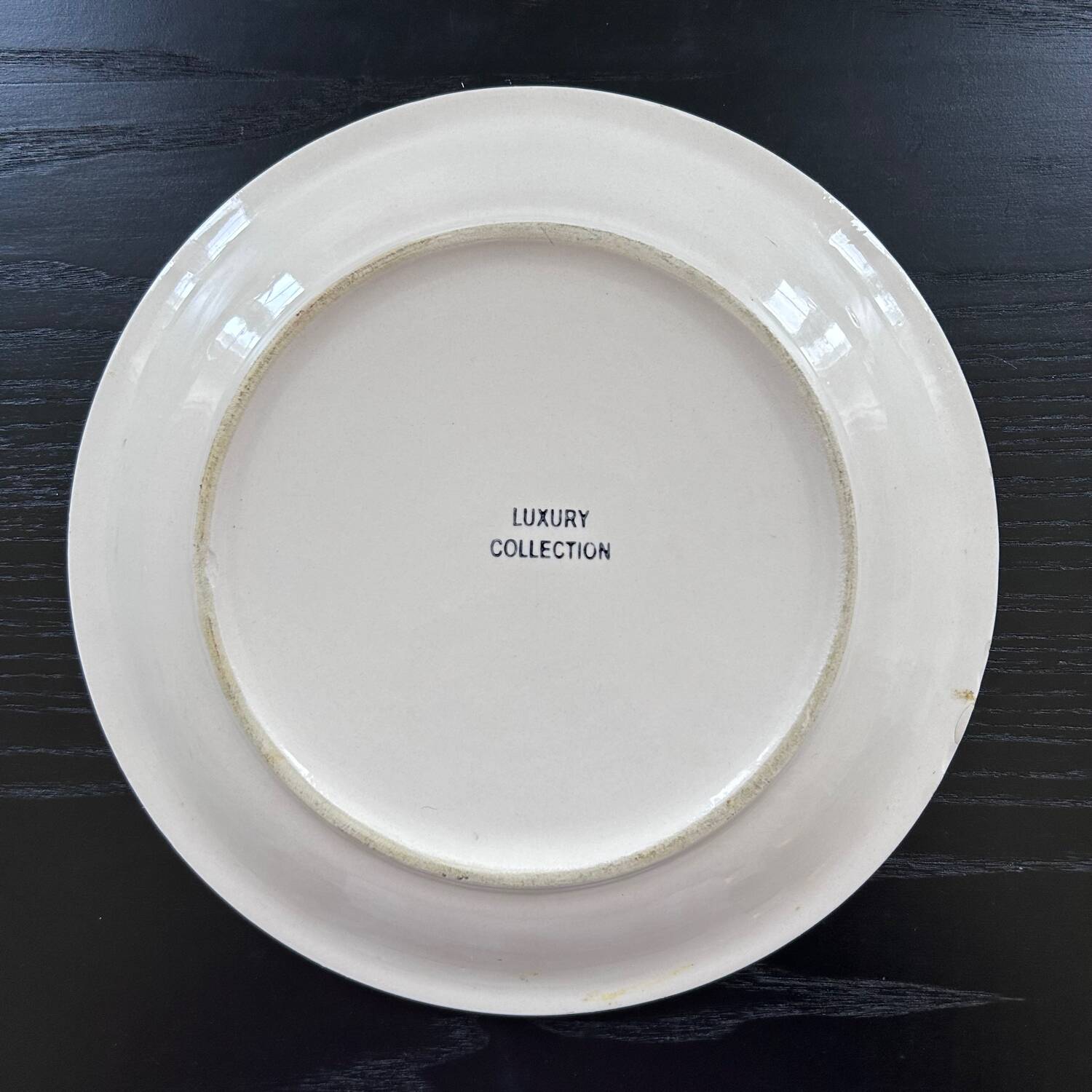 Black and white checkered dish