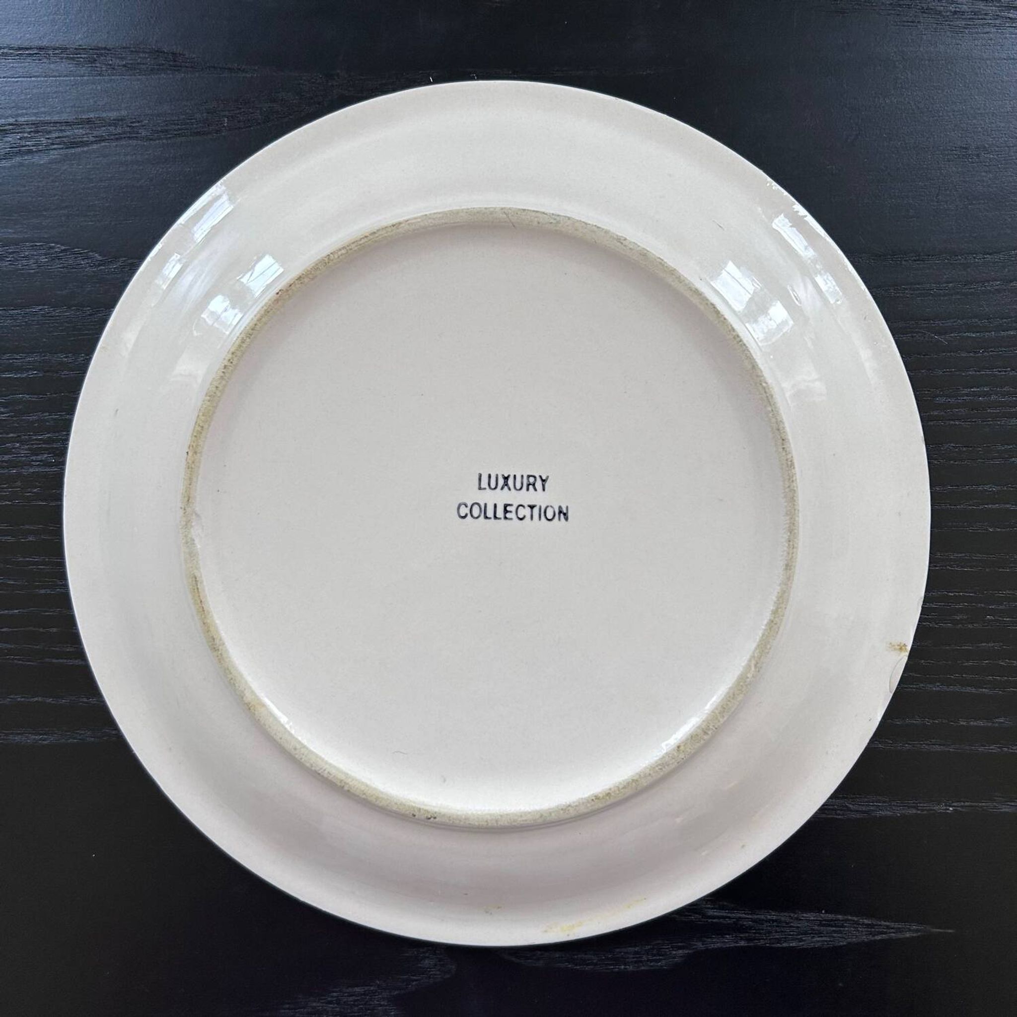 Black and white checkered dish