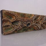 Studio ceramic wall plaque by Gerhard Liebenthron, Germany, 1983