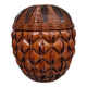 Woven wicker pot
