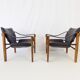 Arkana Set of 2 Safari Chairs by Maurice Burke