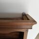 Vaisselier en bois ciré , haut de buffet antique